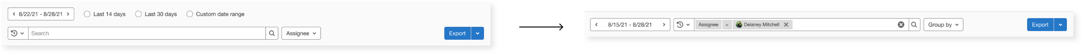 Revised options section